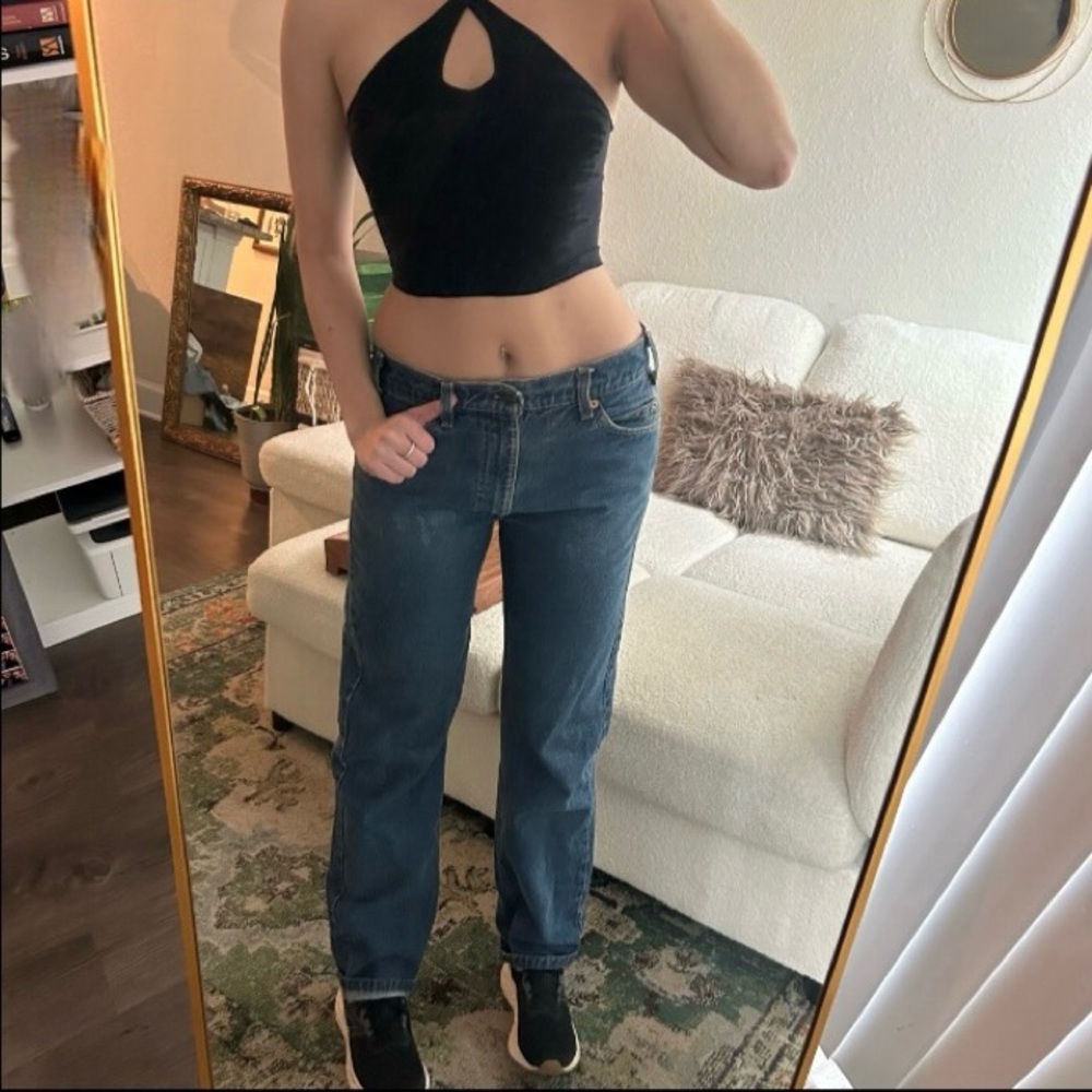 Levi’s baggy straight leg jeans. W34 L30.